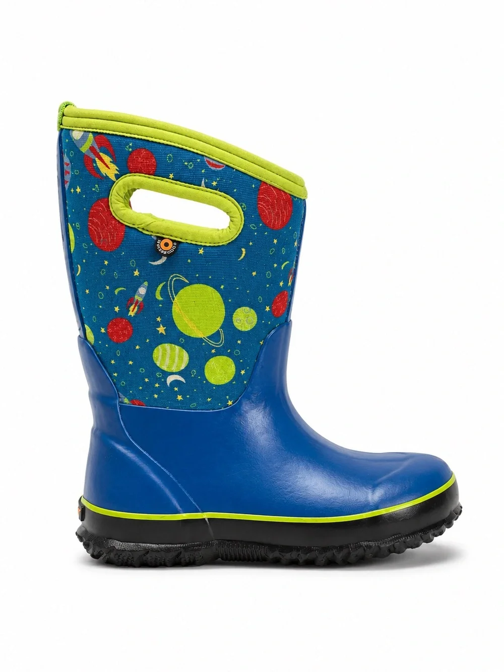 Bogs Classic Space Waterproof Insulated Rain Snow Boots Blue Kids Size 3